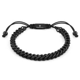 Nomination B-Yond Black Pull Tie Bracelet 028937-015