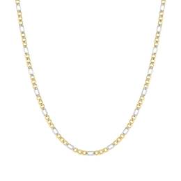 Nomination Beyond Stainless Steel & Gold PVD Figaro Curb Chain Necklace 028939-031