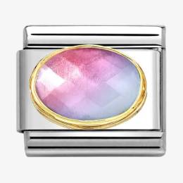 Nomination CLASSIC Blue & Pink Gradient Faceted Stone Charm 030612-035