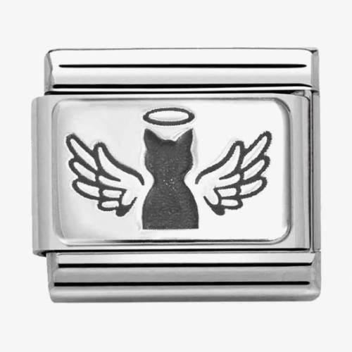 Nomination CLASSIC Composable Angel Cat Charm 330111-45 - 0