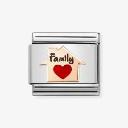 Nomination CLASSIC Composable Family Heart House Charm 430202-11