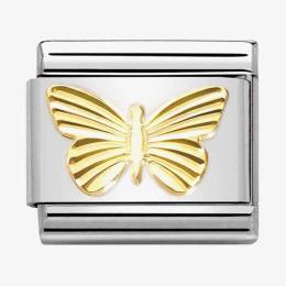 Nomination CLASSIC Composable Gold Coated Butterfly Charm 030149-45