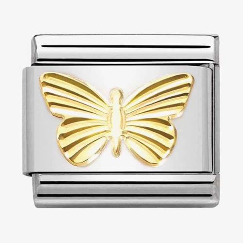 Nomination CLASSIC Composable Gold Coated Butterfly Charm 030149-45 - 0