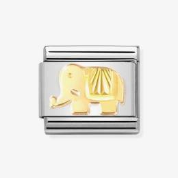 Nomination CLASSIC Composable Gold Coated Elephant Charm 030149-50