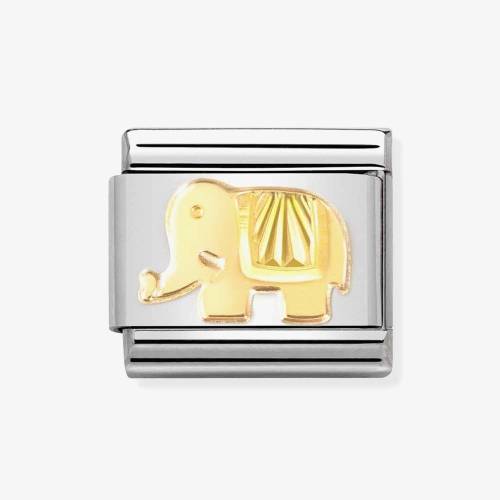 Nomination CLASSIC Composable Gold Coated Elephant Charm 030149-50 - 0