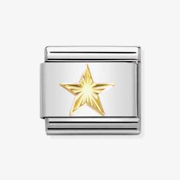 Nomination CLASSIC Composable Gold Coated Star Charm 030149/55