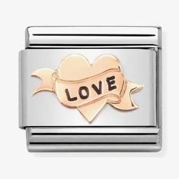 Nomination CLASSIC Composable Love Heart Charm 430202-14