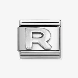 Nomination CLASSIC Composable Oxidised Silver Letter R Charm 330113-18