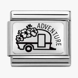 Nomination CLASSIC Composable Plates Adventure Caravan Charm 330111-25