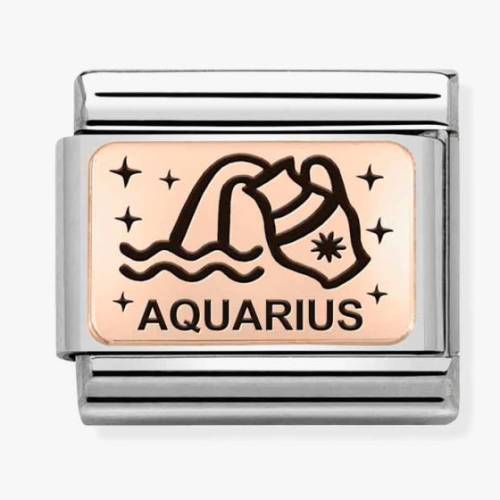 Nomination CLASSIC Composable Plates Aquarius Charm 430112-11 - 0