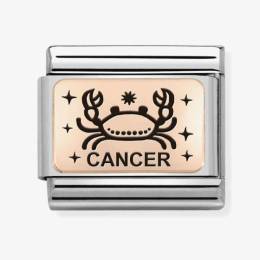 Nomination CLASSIC Composable Plates Cancer Charm 430112-04