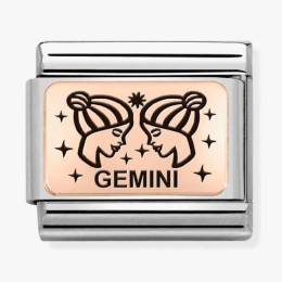 Nomination CLASSIC Composable Plates Gemini Charm 430112-03