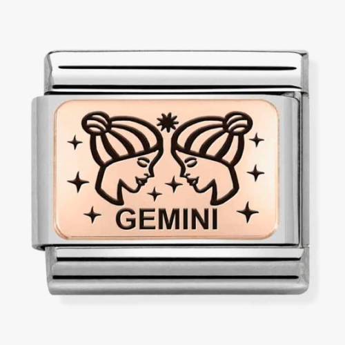 Nomination CLASSIC Composable Plates Gemini Charm 430112-03 - 0