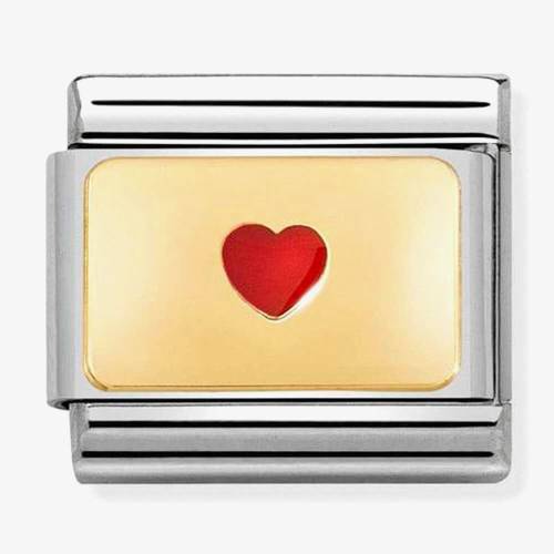 Nomination CLASSIC Composable Plates Small Heart Charm 030284-50 - 0