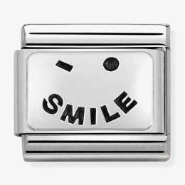 Nomination CLASSIC Composable Plates Smile Charm 330109-57