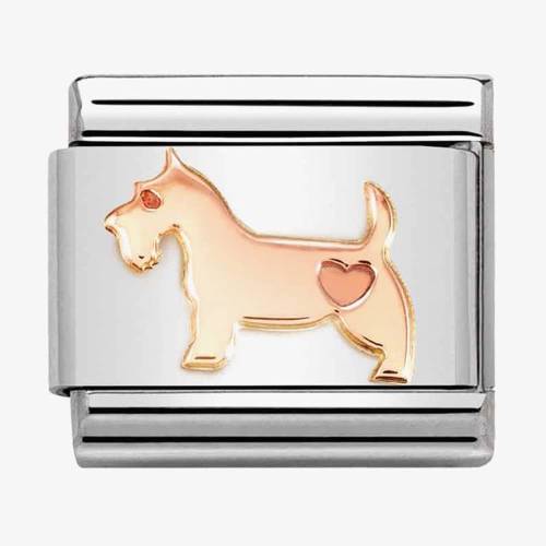 Nomination CLASSIC Composable Rose Gold Dog Charm 430104-49 - 0