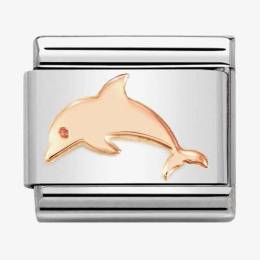 Nomination CLASSIC Composable Rose Gold Dolphin Charm 430104-53