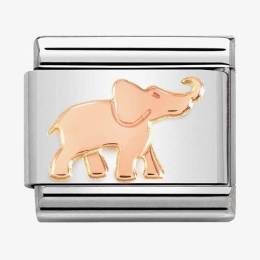 Nomination CLASSIC Composable Rose Gold Elephant Charm 430104-45