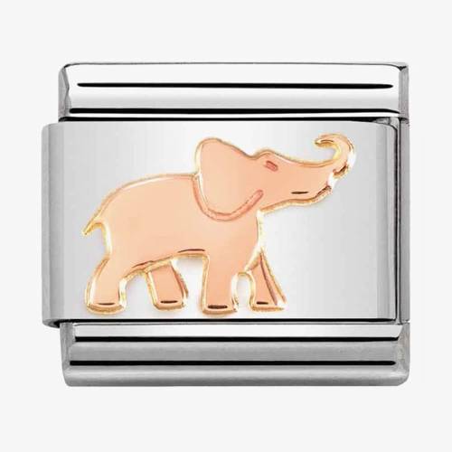 Nomination CLASSIC Composable Rose Gold Elephant Charm 430104-45 - 0