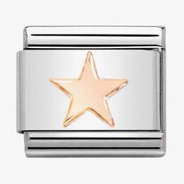 Nomination CLASSIC Composable Rose Gold Star Charm 430104-42