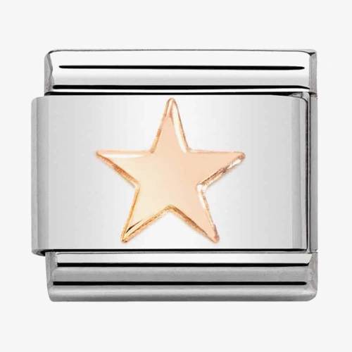 Nomination CLASSIC Composable Rose Gold Star Charm 430104-42 - 0