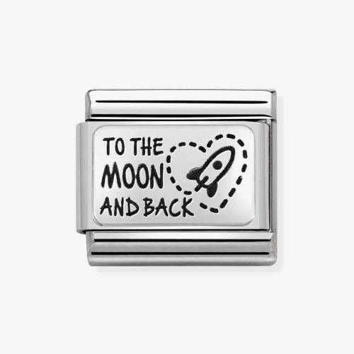 Nomination CLASSIC Composable Sterling Silver To the Moon and Back Charm 330111/39 - 0