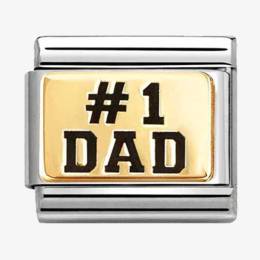 Nomination CLASSIC Gold #1 Dad Charm 030166-39