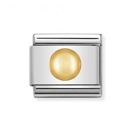 NOMINATION CLASSIC Gold Big Dot Charm 030110-13