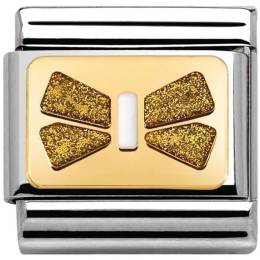 NOMINATION Classic Gold Bow Charm 030280-42