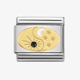 Nomination CLASSIC Gold Cosmo Tao Sun & Moon Charm 030272-51