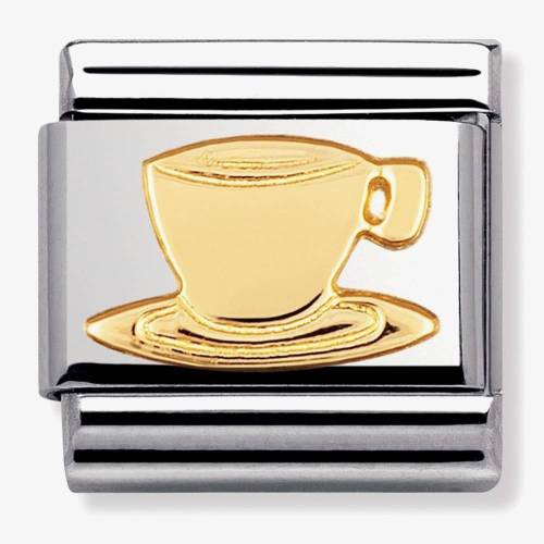 Nomination CLASSIC Gold Daily Life Coffee Cup Charm 030109-05 - 0