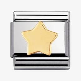 Nomination CLASSIC Gold Daily Life Flat Star Charm 030110-17