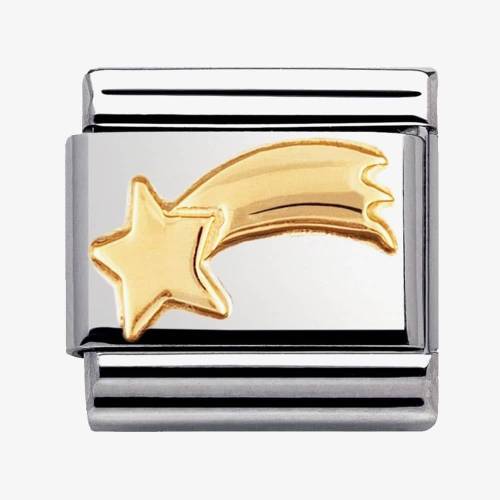 Nomination CLASSIC Gold Daily Life Shooting Star Charm 030110-20 - 0