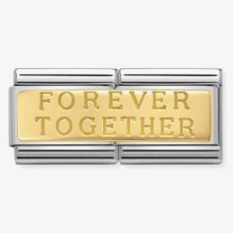 Nomination CLASSIC Gold Double Engraved Forever Together Charm 030710-02