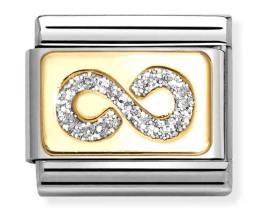 Nomination Classic gold glitter Infinity 030224-06