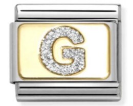 NOMINATION CLASSIC GOLD GLİTTER LETTERS G CHARM 030291-07