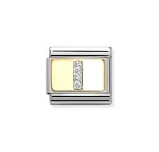 NOMINATION CLASSIC GOLD GLİTTER LETTERS I CHARM 030291-09 - 0