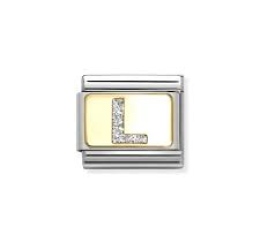 NOMINATION CLASSIC GOLD GLİTTER LETTERS L CHARM 030291-12