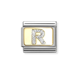 NOMINATION CLASSIC GOLD GLİTTER LETTERS R CHARM 030291-18