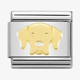 Nomination CLASSIC Gold Labrador Charm 030162-57