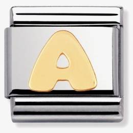 Nomination CLASSIC Gold Letters A Charm 030101-01