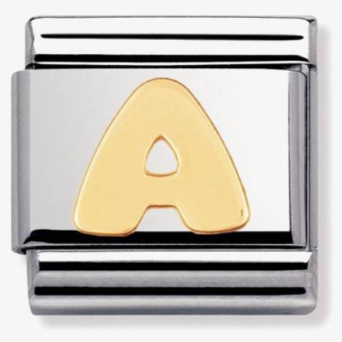 Nomination CLASSIC Gold Letters A Charm 030101-01 - 0