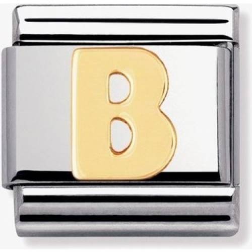 Nomination CLASSIC Gold Letters B Charm 030101-02 - 0