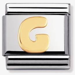 Nomination CLASSIC Gold Letters G Charm 030101-07