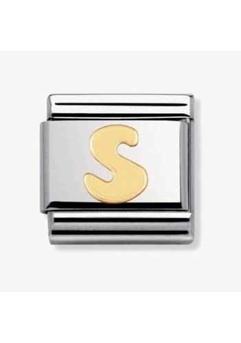 Nomination CLASSIC Gold Letters S Charm 030101-19 - 0