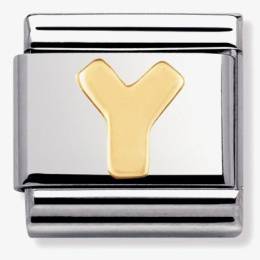 Nomination CLASSIC Gold Letters Y Charm 030101-25