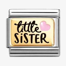 Nomination CLASSIC Gold Little Sister Charm 030289-06