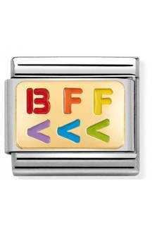 NOMINATION Classic Gold Rainbow BFF Charm 030263-16