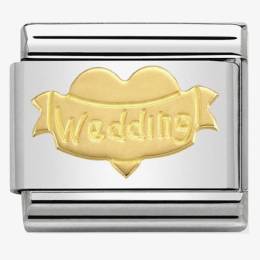 Nomination CLASSIC Gold Symbols Wedding Heart Charm 030162-32