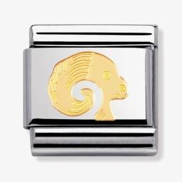 Nomination CLASSIC Gold Zodiac Aries Charm 030104-01